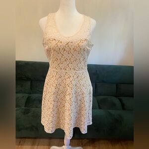 White lace babydoll sundress